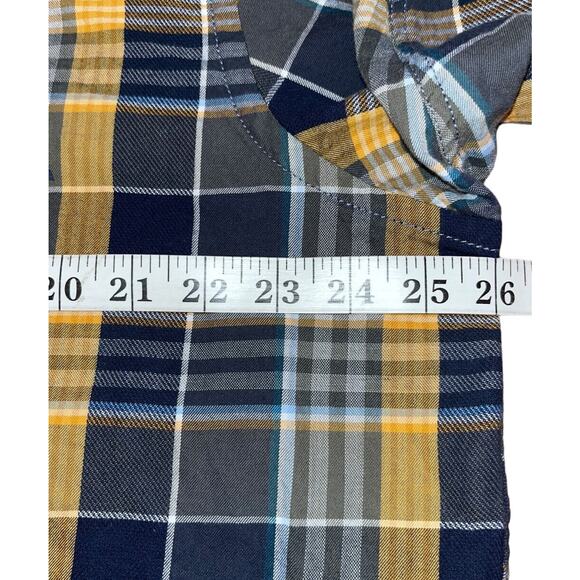 EUC Men's Casa Moda Casual Fit Shirt Size XXL Long Sleeve Plaid Pocket - Picture 6 of 13